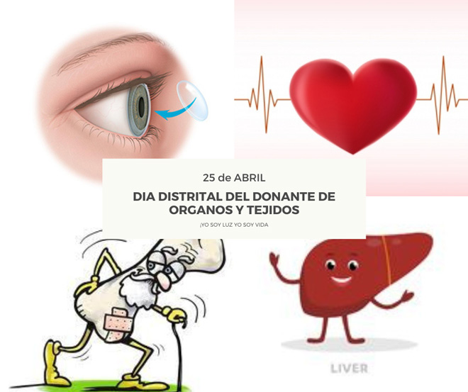 Baner Día Distrital del donante de organos y tejidos