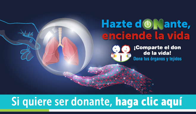 Hazte donante, enciende la vida